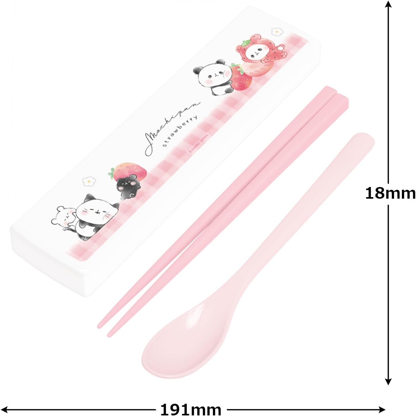 Camio Japan 229790 Cutlery Set, Twin Set, Sliding Type, Sticky