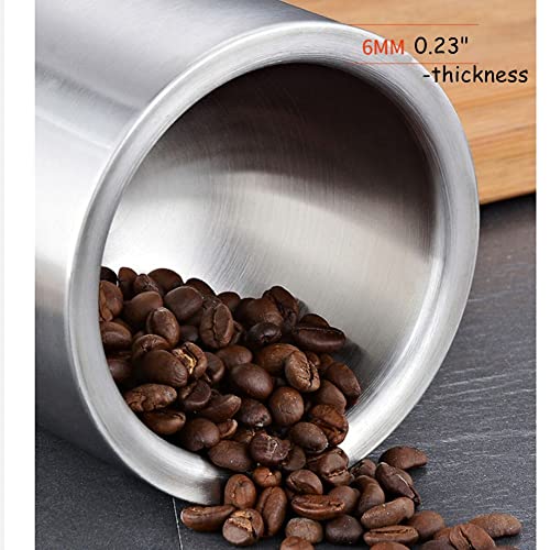 Stainless Steel Mortar And Pestle Set, Spices Grinder Pill Crusher With Silicone Protective Lid Heavy Duty Mortar Pestle For Kitchen Herb Bowl, Pesto Powder, Spices Herbs Grinder (Drum Type) #TOP5