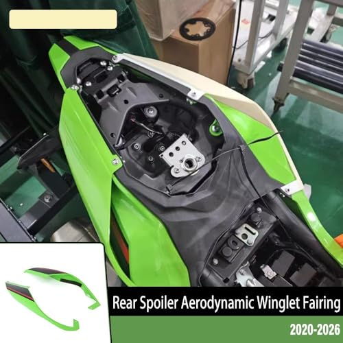 Pasuje do Kawasaki ZX-25R/4R/RR 2020-2026 panel boczny tylna owiewka Winglet Spoiler motocyklowy(White)