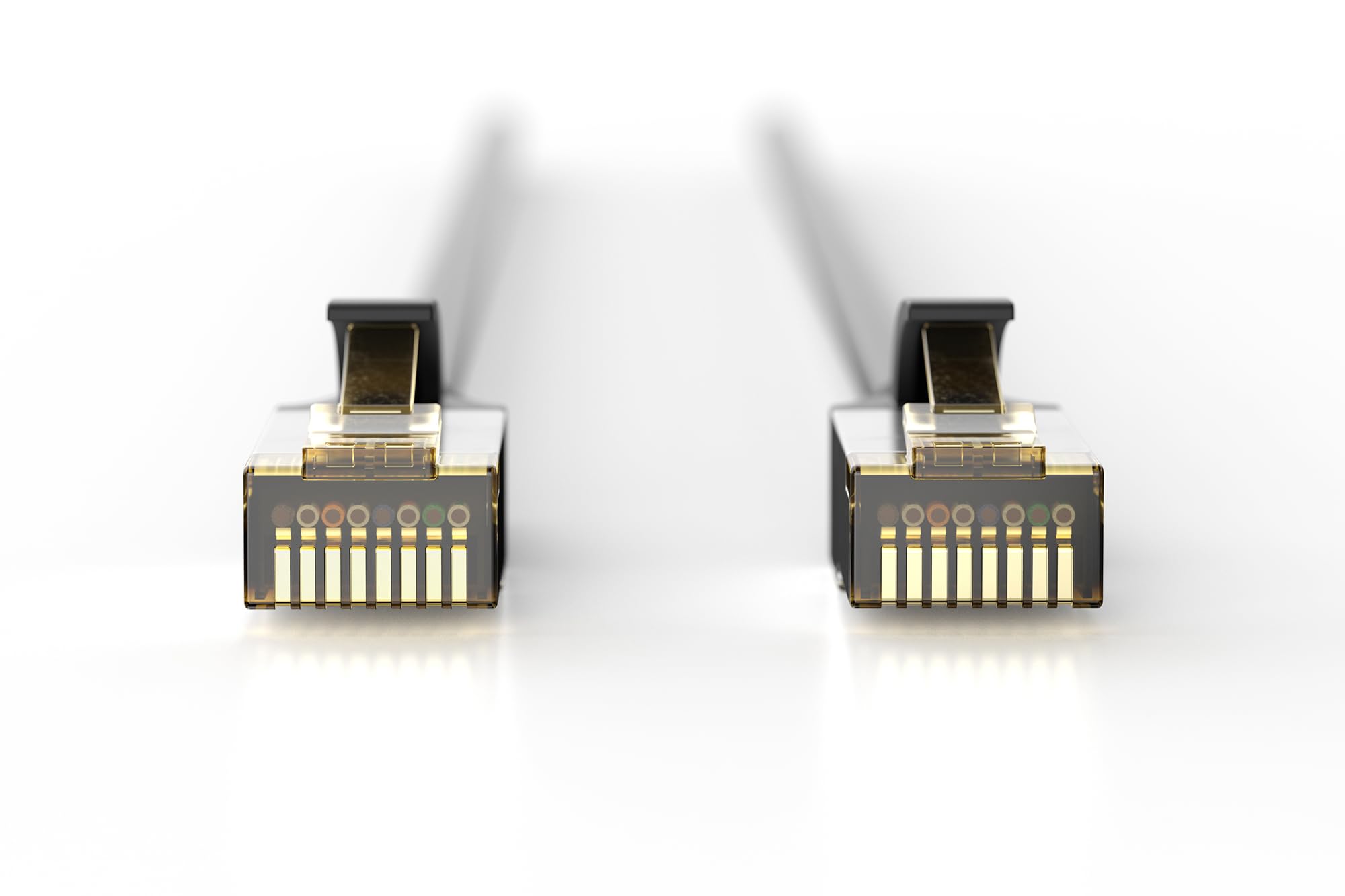Digitus Cavo di rete per esterni Cat 6A – 5 m – 10 pezzi – 10 Gbit/s – Nero | S/FTP schermato – PoE++ e RJ45 – Resistente ai raggi UV – Guaina esterna in LDPE – 500 MHz – Cavo LAN – Compatibile con Cat 6