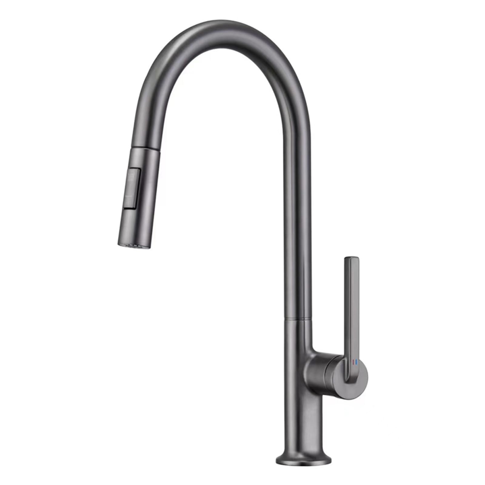 ZYCHSJXA Kitchen Sink Faucet, Water Tap Spray Head 360 Swivel Sprayer Nozzle Taps Mixer Brass Grey