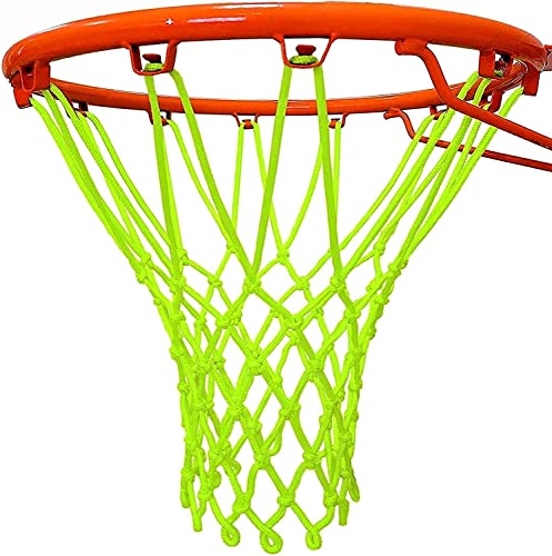 2 Basketball Nets Super Duty - Swish Tech - For Standard Indoor Or Outdoor Rims - Long Lasting And Tangle Free (Glow In The Dark) #TOP1