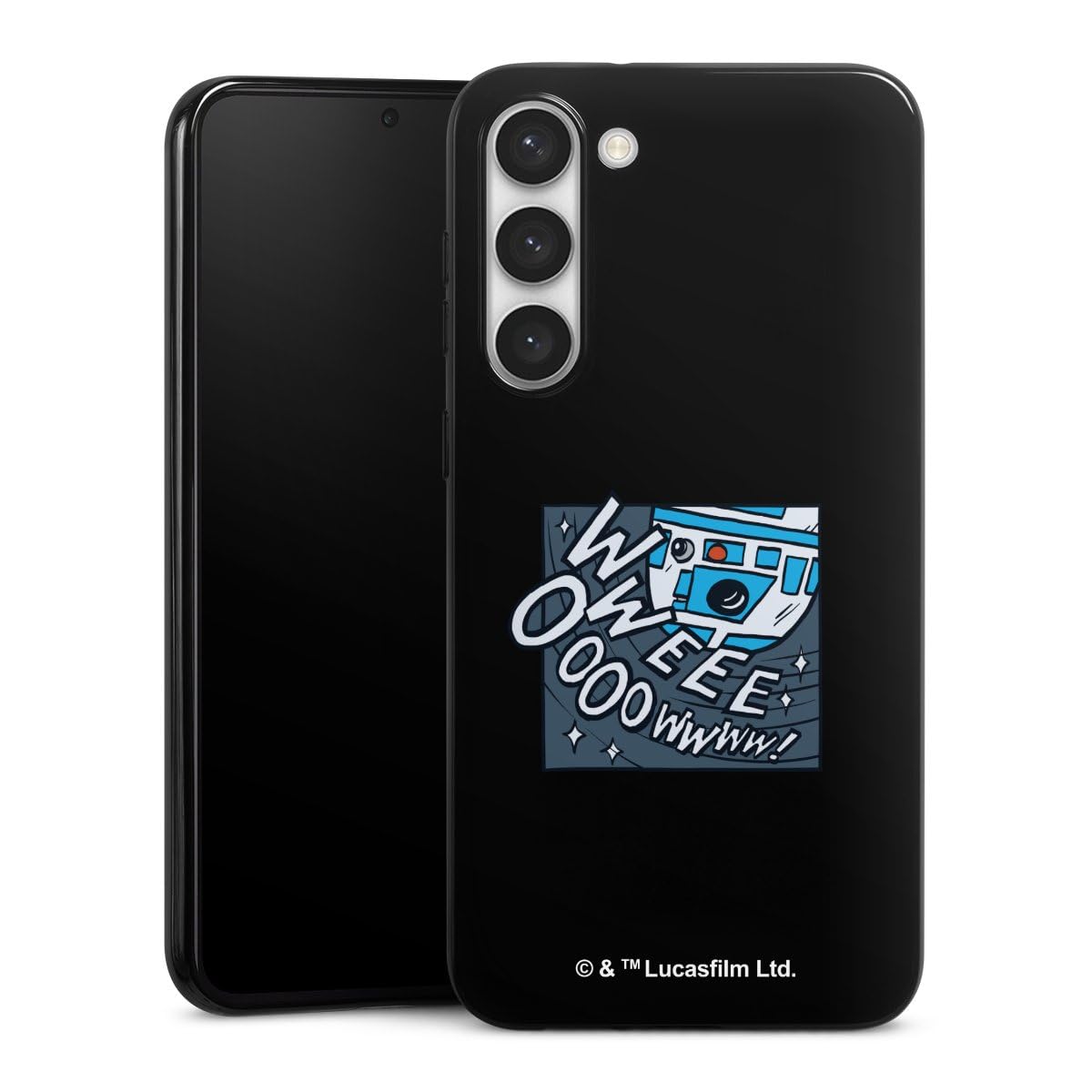 Coque silicone Samsung S23 Plus Star Wars étui souple DeinDesign R2D2 - 2