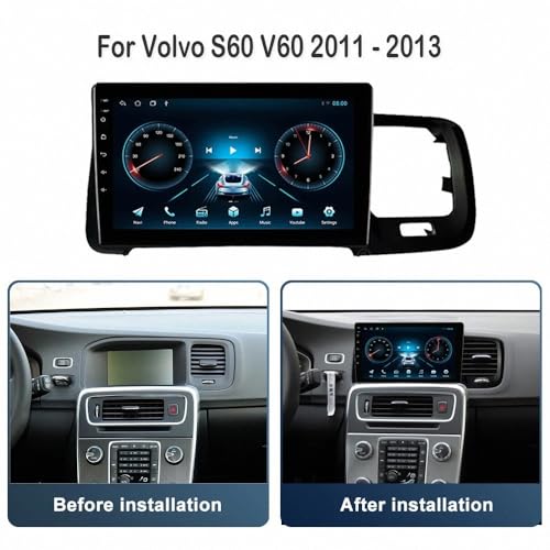 Android Auto para Volvo S60 2011 pantalla carplay inalambrica mirror link 4 nuclear 2