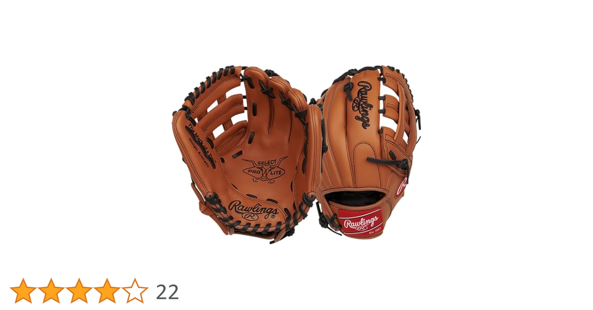 Amazon | Rawlings | SELECT PRO LITE Youth Baseball Glove