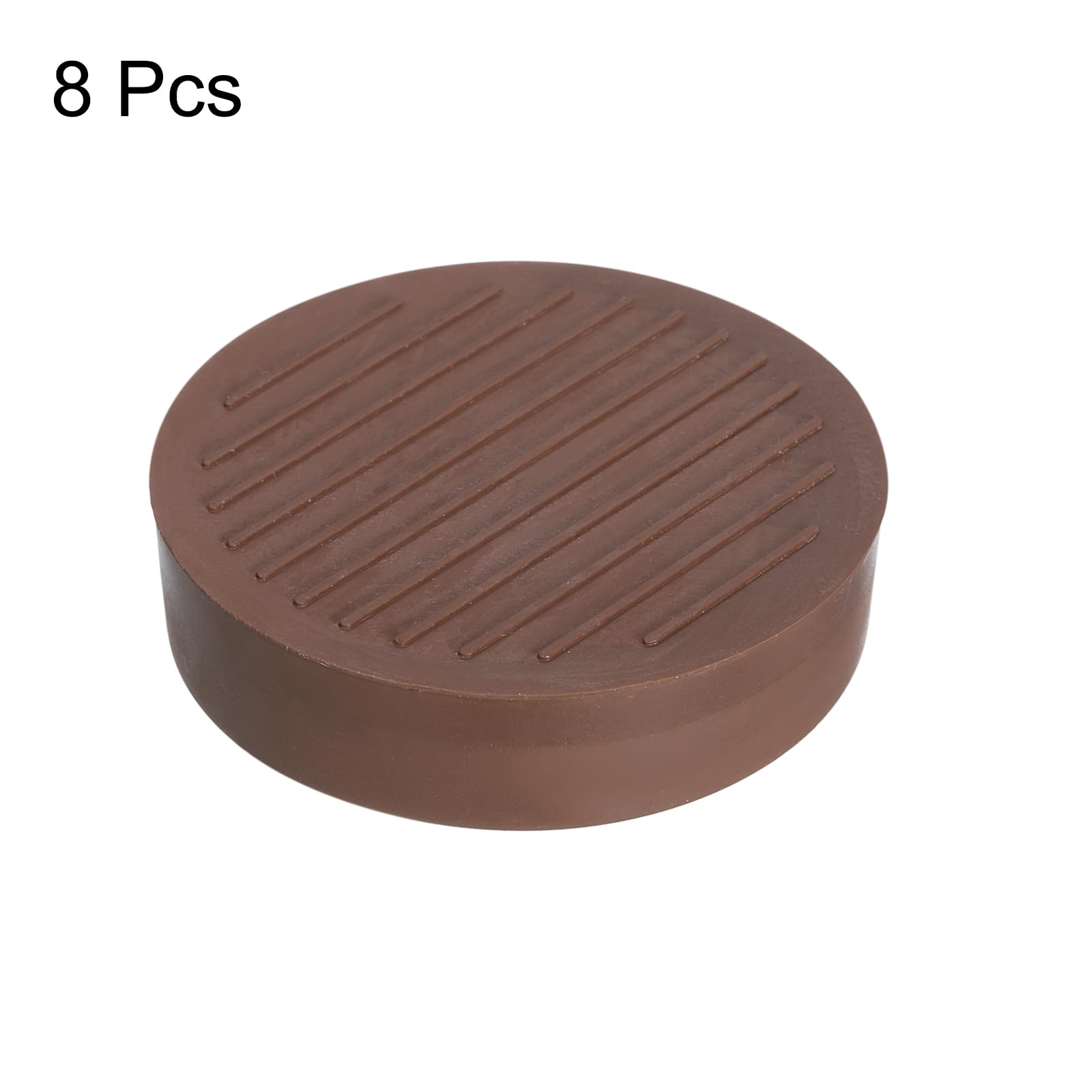 uxcell Chair Leg Floor Protectors, 8Pcs 2", Rubber Round Non-Slip Furniture Pads - Image 3