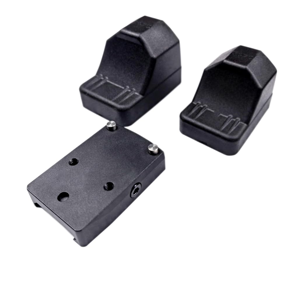 Optics 507C/407C Mount Plate & Scope Cover Fit HoloSun 507C & 407C HS Red Dot, Fit 507c x2 & 407c x2 Optics Case & Aluminum Picatinny Rail Mounting