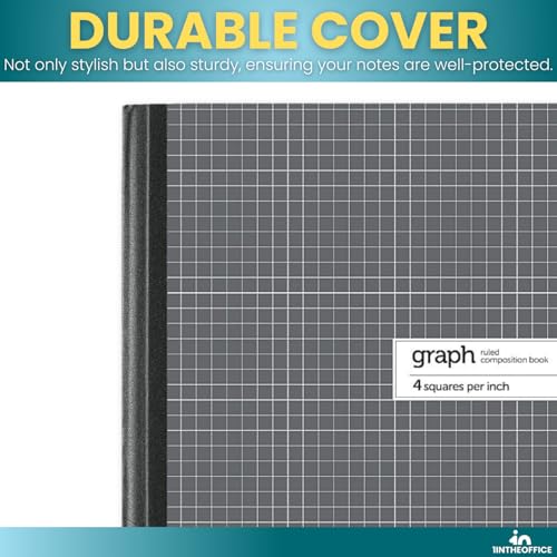 Carnet de notes papier graphique quadrillé précis 24x19cm - 5