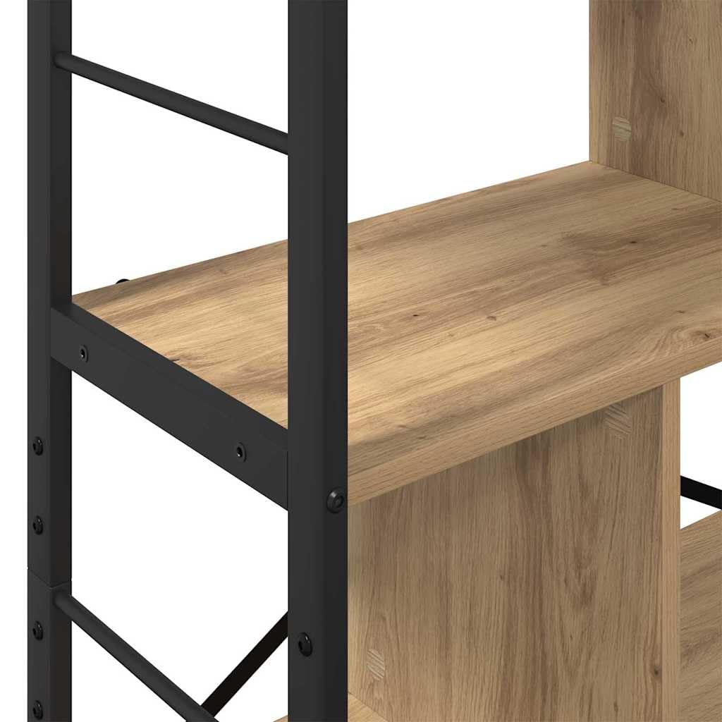 vidaXL Półka na książki 9 poziomy 75 x 30 x 156 cm Drewno inżynieryjne