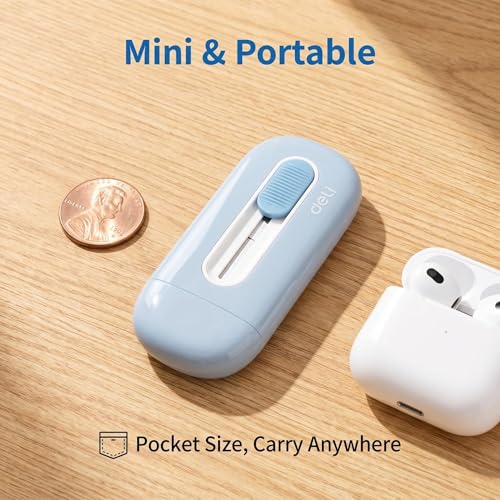 Image of Ceramic Box Cutter, Mini Safety Box Opener with Retractable Blade, Cute Small Package Opener Tool for Home, Office & Warehouse Use