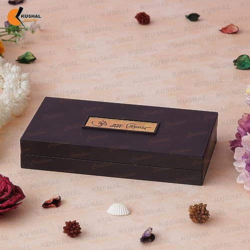 Image of 24K Gold Plated Religious Frame Photo Frame with Charan Paduka Return Gifts for Home Puja Office (12 Jyotirling)