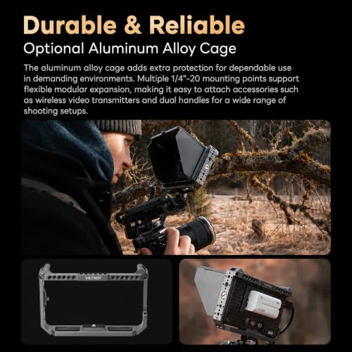 Image of VILTROX DC-X2 6-Inch 2000 Nits Monitor with Rig Cage, 4K30 HDMI, 3D LUT