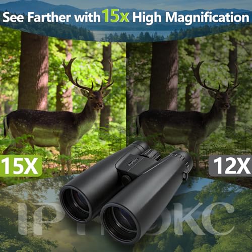 Binoculares 15x50 HD Potentes Para Adultos y Jóvenes miniatura 3