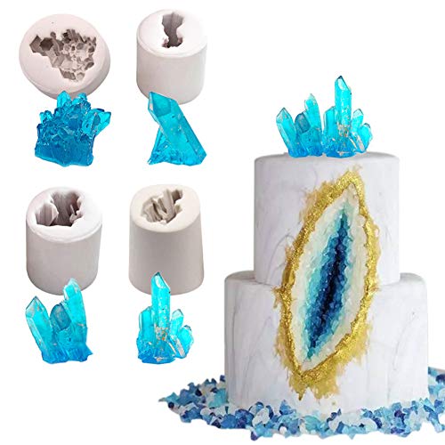 Silikonform für Fondant, Eiszapfen, Eiszapfen, Kuchendekoration, Backwerkzeug, handgefertigt, Gelee, Eiswürfel, Schokolade, Cupcake, Kekse, Zucker, Seife, Ton, Aromatherapie, Gips, Kerzen, 4 Stück Cover