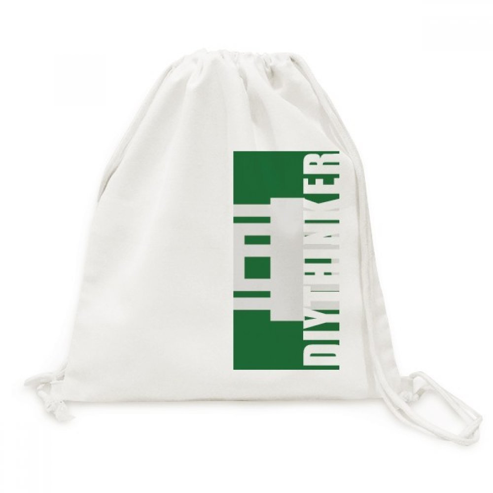 Toile Drawstring Backpack Château Chinois pour voyage et shopping - 5