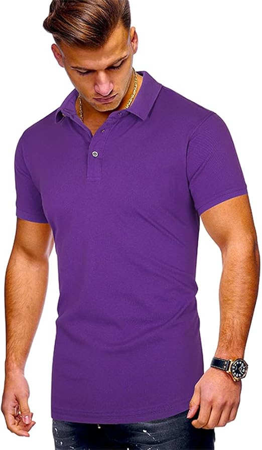 Mens purple henley shirt Clearance