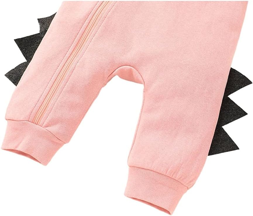 Newborn Baby Boys Girls Cartoon Dinosaur Halloween Outfit Hoodie Romper Jumpsuit Outfits Clothes - Image 6