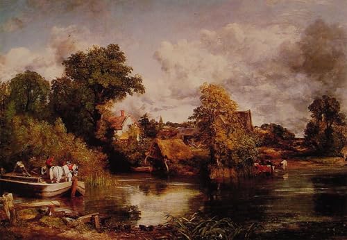 Tableau toile le cheval blanc de John Constable pour sublimer un mur vide
