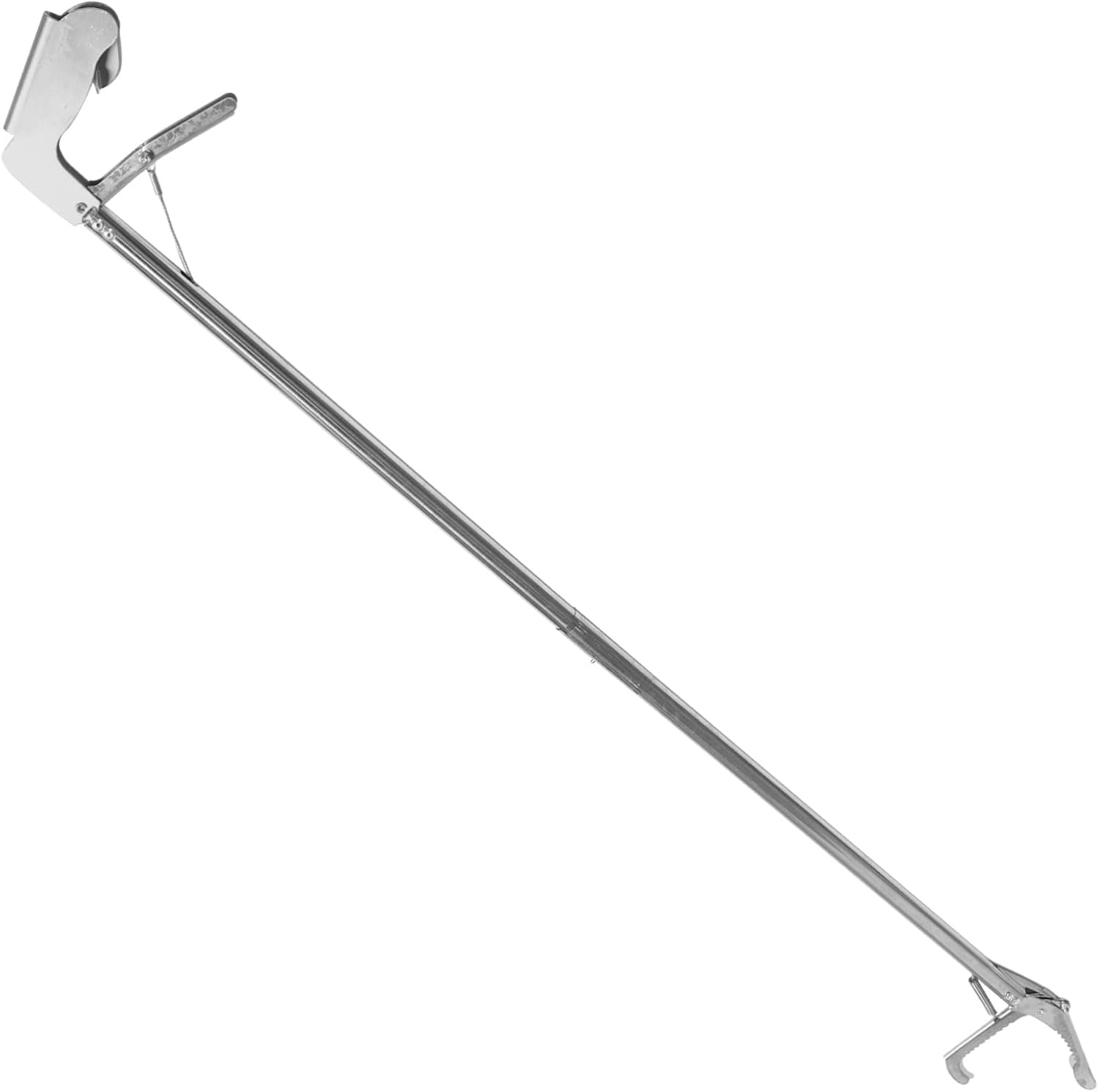 HANABASS 1.2m Stainless Steel Snake Grabber Tool Folding Snake Catcher with Lock Lightweight and Durable for Safe Handling Outdoors