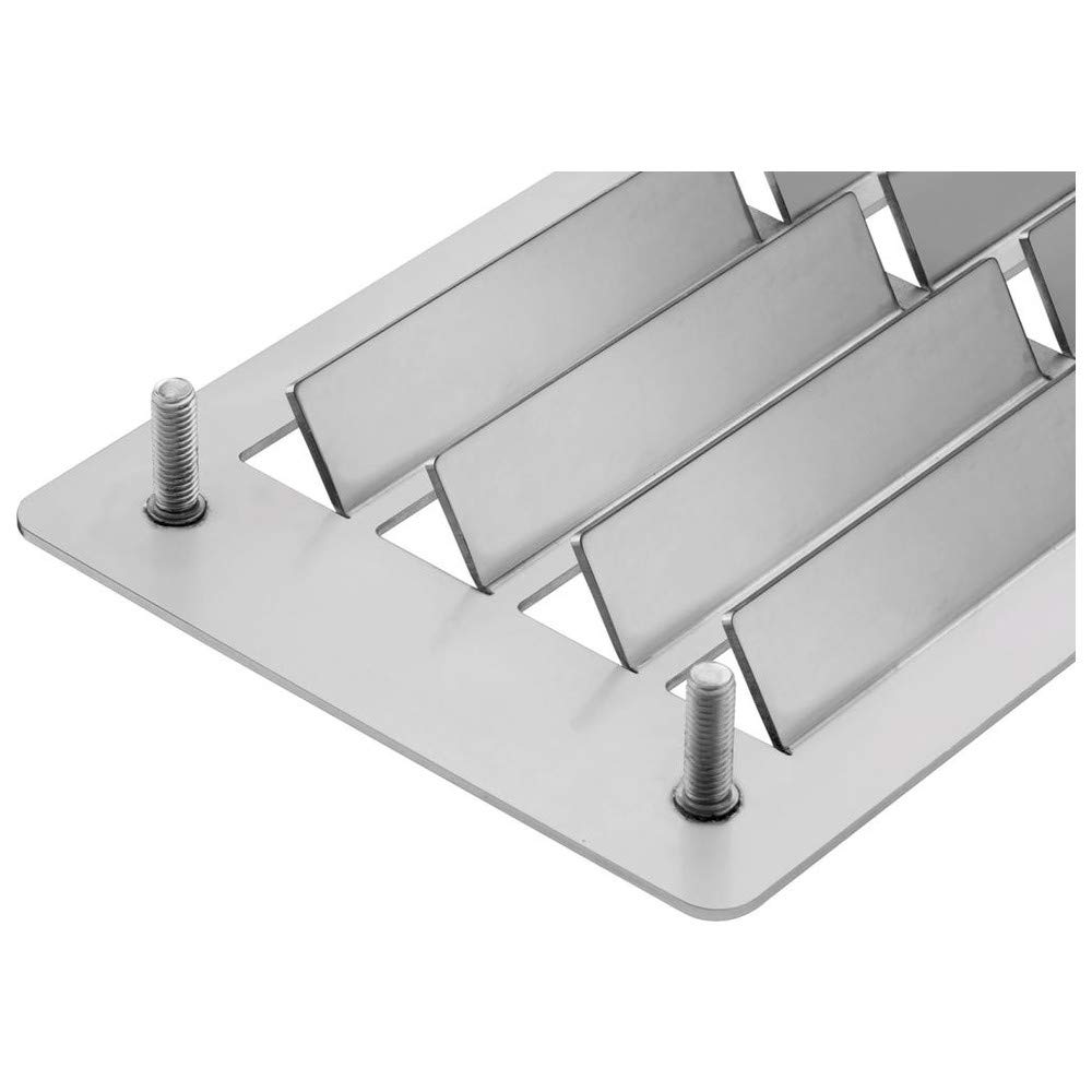 Sockelsichtschutzgitter Edelstahl 500 X 100 Mm – Matt Gebürstet Für Küchenarmaturen