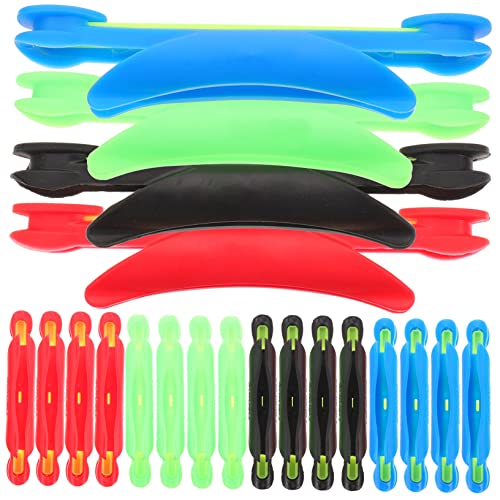 Toyvian 1set Fishing Line Organizer Bright Color Fishing String Winders Easy to Use for Efficient for Adults 20pcs