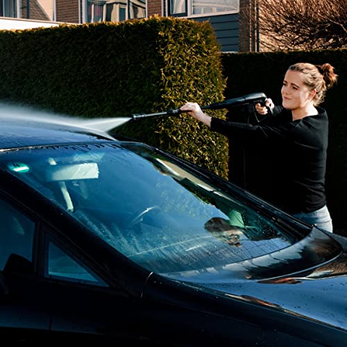 VONROC Hogedrukreiniger V14C-1-1400W – 110 bar – 390 l/h – Compact - Incl. 5m slang, spuitstukken en accessoires - Afbeelding 5