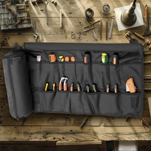 Sac à outils enroulable pliable et sac de transport imperméable 36cm