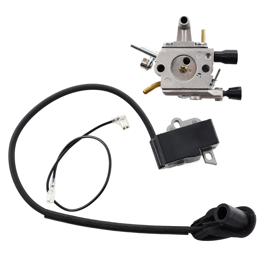 Zündspule Mit Zündkerze Für Stihl FS 120, FS 200, FS 250, FS 300, FS 350 – Ersatz Für 4134 400 1301