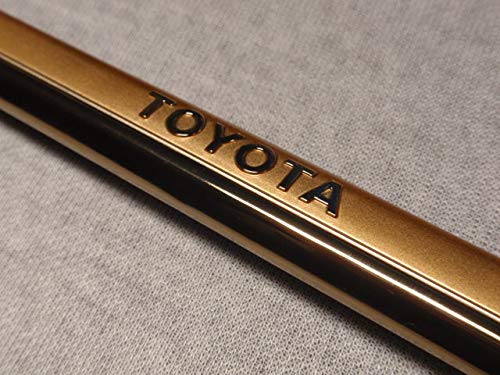 トヨタ純正　ゴールドナンバーフレーム ご自分で取付けできます 封印簡単】トヨタ純正ナンバーフレーム