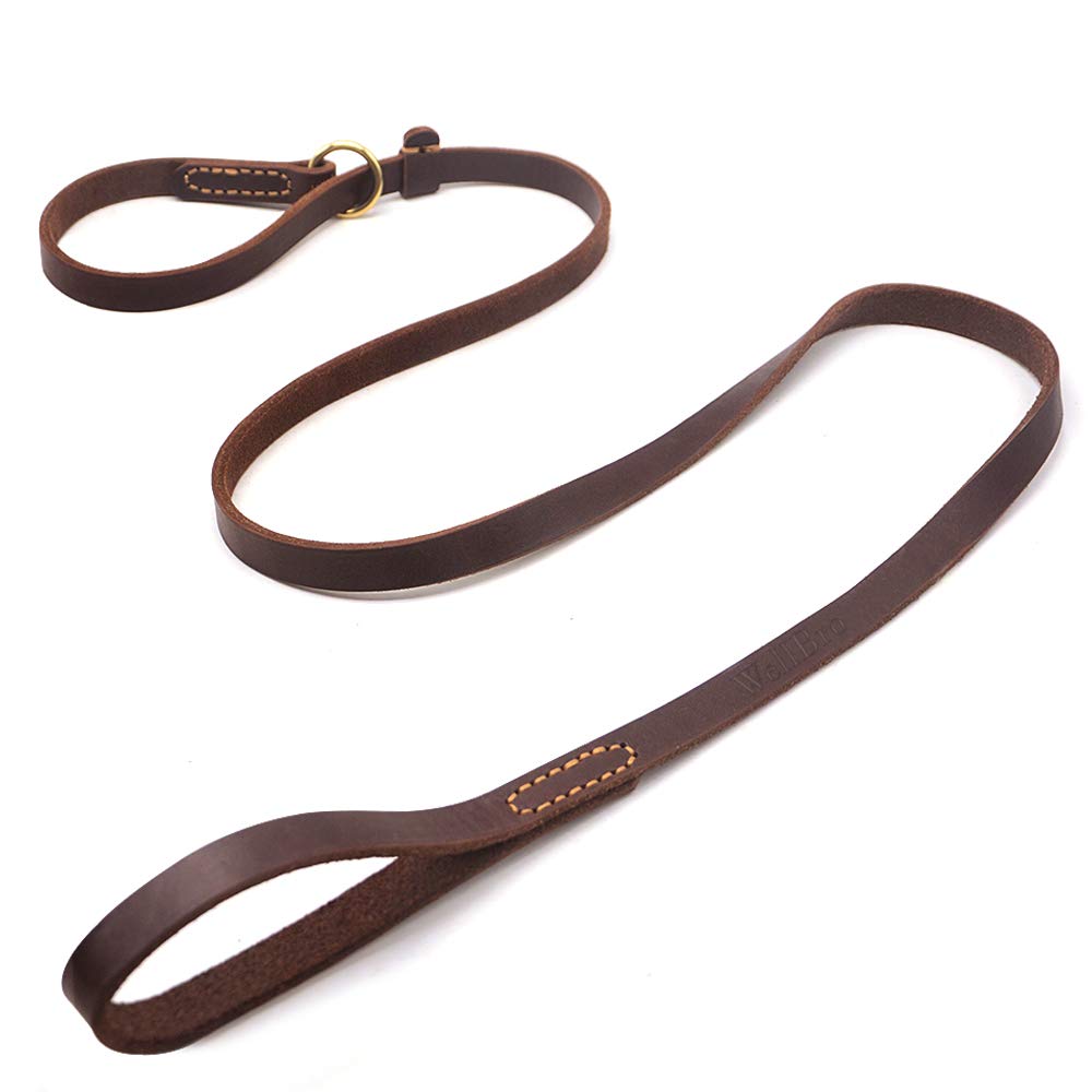 flat leather slip lead