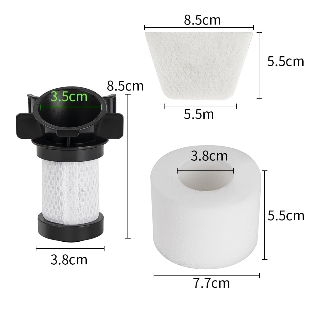 5 Filtri Compatibili Shark Per Aspirapolvere IONFlex E DuoClean – Include HEPA, Feltro E Schiuma (sostituisce XPSTMF100 E XPREMF100) - 2