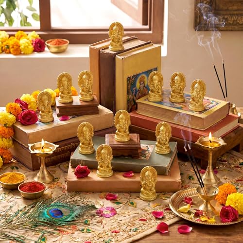 Estatuas de Elefante Dorado de Resina 50 Pzs miniatura 6