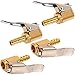 XINCHAO Valve de Pneu de Voiture Laiton 4 pièces Adaptateur de Valve de Pneu de Voiture pour Pneu de Voiture ou Camion, 8mm