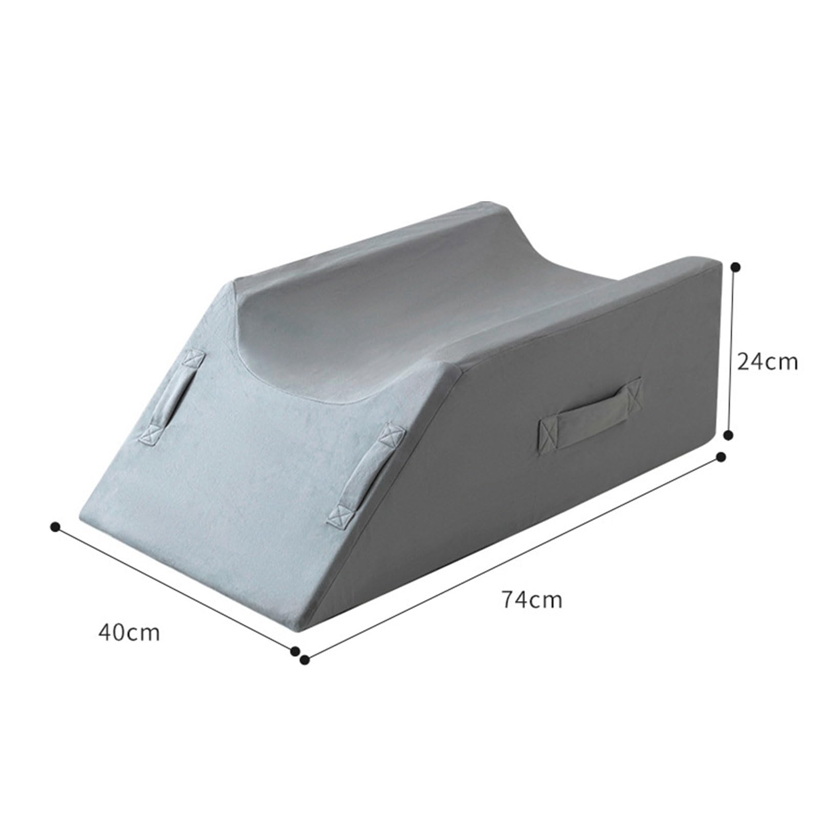 Almohada de alivio de presión para las piernas, diseño ergonómico de espuma viscoelástica para dormir cómodamente