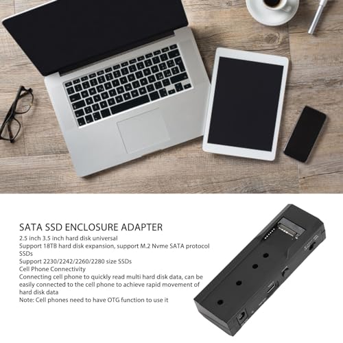 Adaptador externo Vikye M.2 SATA Nvme SSD miniatura 4