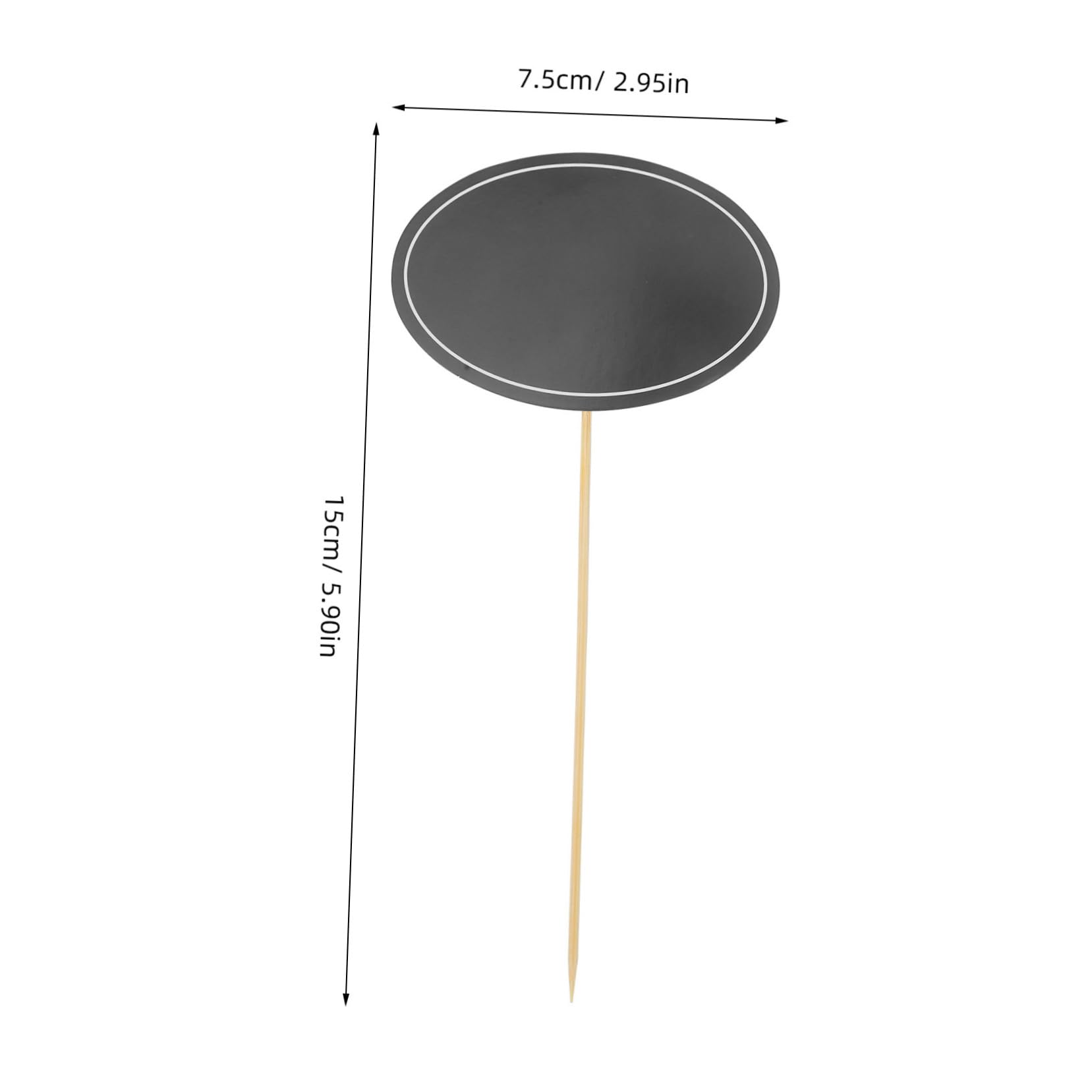 OFFSCH 24pcs Blackboard Label Inserts for Charcuterie Boards Removable Labels Easy Peel off Pantry Wedding Cheese Markers