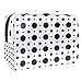 Produktbild Polka Dots Kulturbeutel/Make-up-Organizer/Kosmetiktasche/tragbares Reise-Kit/Haushalts-Aufbewahrungspack/Badezimmer-Aufbewahrung für Business, Urlaub, Haushalt