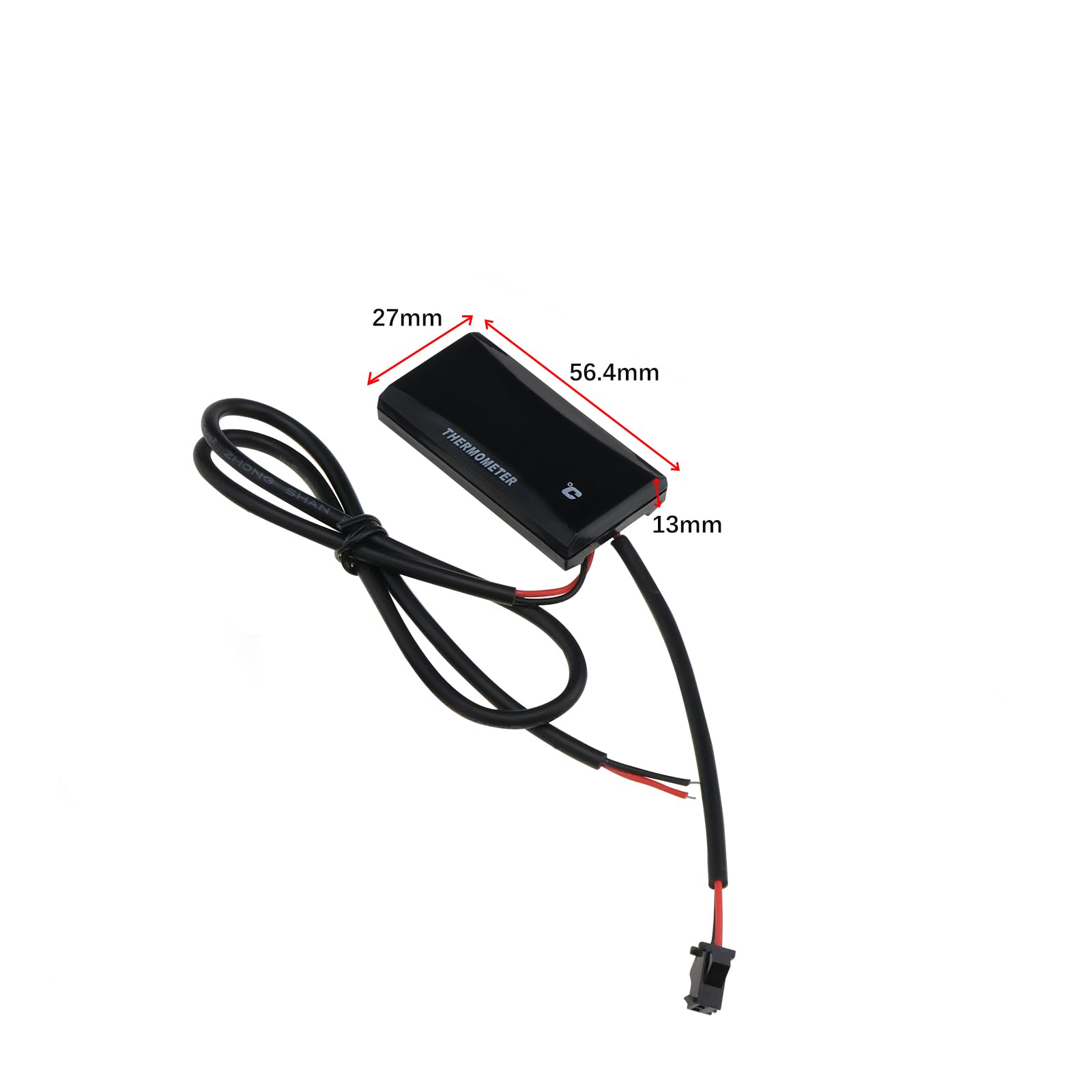 1 Set Indicatore di Visualizzazione Digitale Della Temperatura dell'acqua per Moto Indicatore di Visualizzazione Digitale Della Temperatura LCD per Motocicletta da Corsa