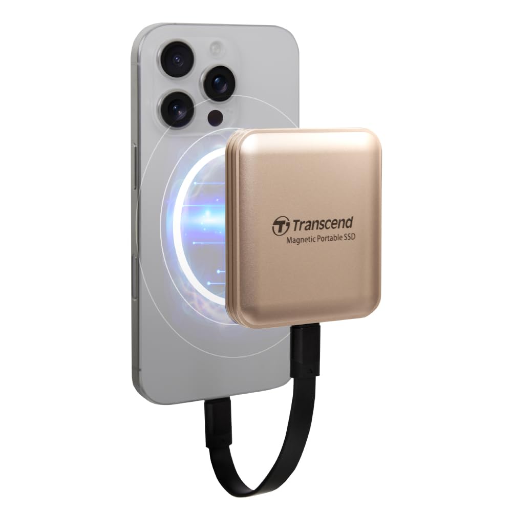 Amazon | トランセンド ポータブルSSD 1TB【iPhone MagSafe対応】高速