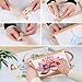 Small Beech Wood Tapestry Embroidery Frames, Scroll Stitching Holder for Cross Stitch, Needlepoint, Quilting & Sewing Projects