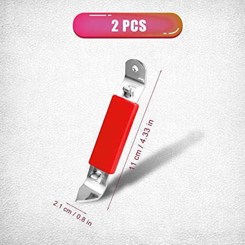 2Pcs Magnetic Bottle Openers, Can Tapper Magnetic Can Opener Manual Bottle Punch Opener For Beer Bottles Cans Beverages (Red, Dark Blue) #TOP1