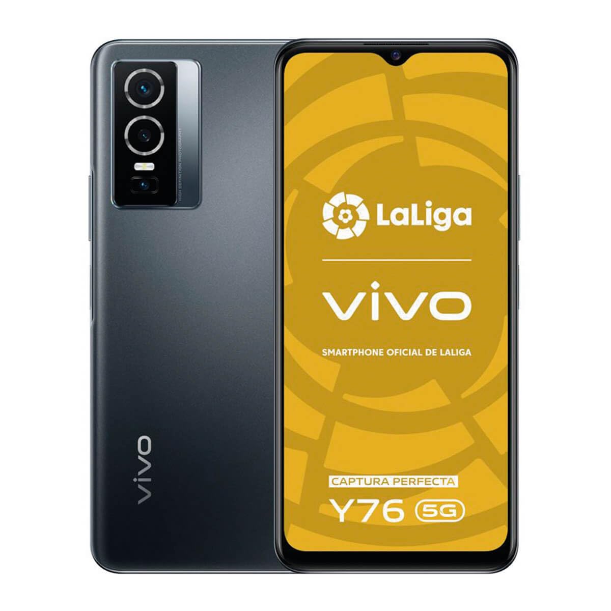 vivo Y76 Smartphone 5G, Teléfono móvil Libres, 8 GB + 256 GB, Batería de 4100 mAh, Android 11, Cámara Principal de 50 MP, Carga rápida de 44 W, Dual SIM