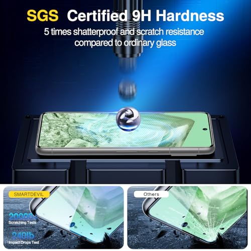 SMARTDEVIL 3+3 Pack for Google Pixel 8 Screen Protector with Camera Lens Protector Global Recycled Standard  
SMARTDEVIL 3+3 Pack for Google Pixel 8 Screen Protector with Fast & Easy Installation Global Recycled Standard  
SMARTDEVIL 3+3 Pack for Goo