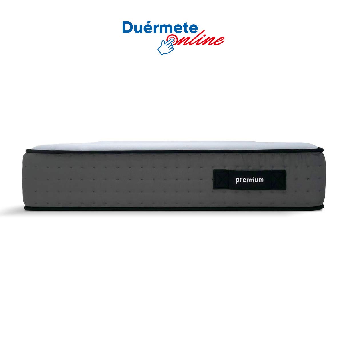 Materasso DUÉRMETE ONLINE Pocket Visco + Base 3D Rinforzata, 5 Barre D'acciaio, 105x180 Cm, Nero