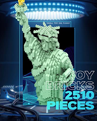 Dovob Statue Of Liberty Micro Mini Blocks Building Set (2510Pcs) - Architectural Model Toys #TOP3