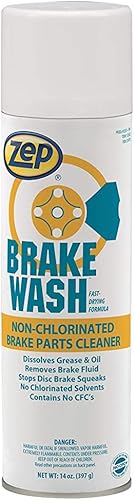 Miniatura 2 de Zep Lavado de frenos sin cloro, 14 onzas Aerosol 1049719 (caja de 12) Fórmula Autoshop, disuelve grasa, aceite, líquido de frenos y otros
