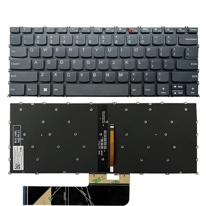 Clavier US pour Lenovo Pro-14ITL5 idéal pour coder et rédiger la nuit