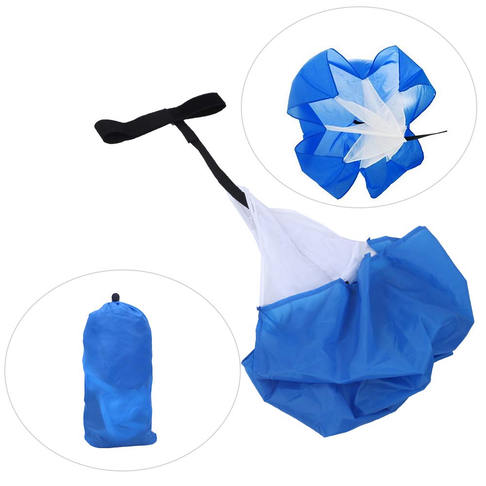 Strumento di Allenamento per la velocità del Paracadute di Resistenza Regolabile per Bambini per la Corsa di Perforazione di Calcio - Resistenza di 5-15 kg, Cintura