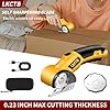 LKCTB Cordless Cardboard Cutter with Electric Scissors, Brushless Motor, 3500mAh Battery, 800 RPM, LED Light – High Efficiency & Durability for Cardboard, Cartons, and Plastic #1