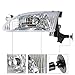 munirater Headlight Assembly Replacement for 1998-2000 Corolla with Front Signal Lights 8115002050 8111002060 TO2502121 TO2503121